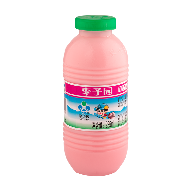草莓風(fēng)味乳飲料，單瓶?jī)艉?25ml
