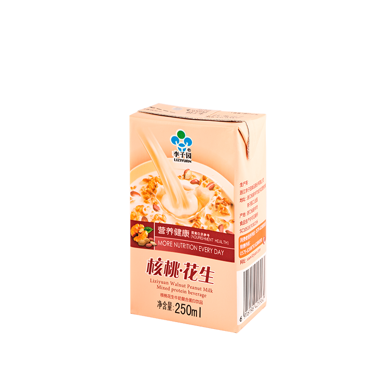 核桃花生牛奶復(fù)合蛋白飲品，單瓶凈含量250ml